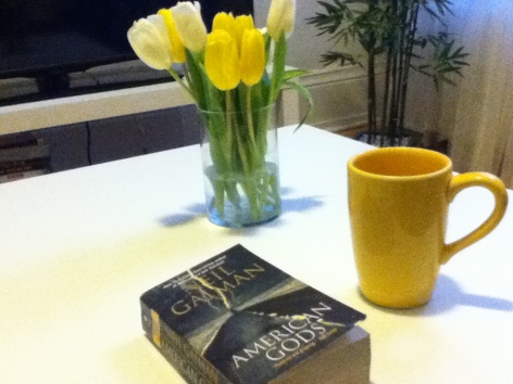 Coffee and my book..pure bliss.
